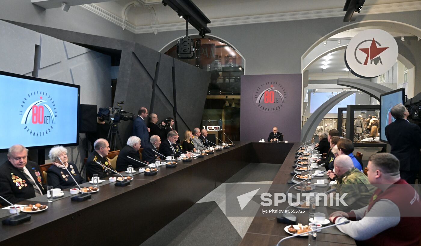 Russia WWII Leningrad Siege Breakthrough Anniversary