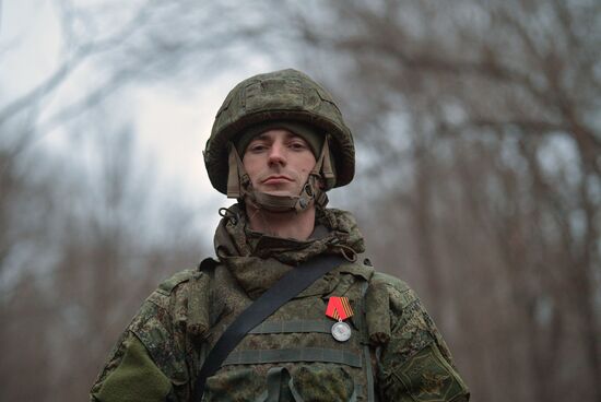 Russia Ukraine Military Operation Sappers Awarding