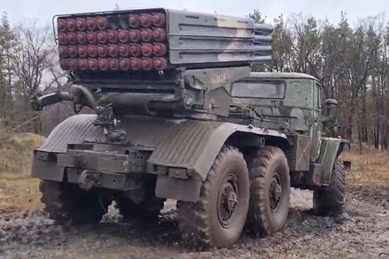 Russia Ukraine Military Operation Rocket Launchers