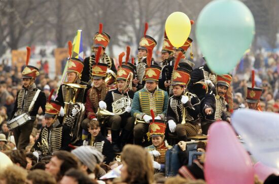 Laughter Day in Gorky Park