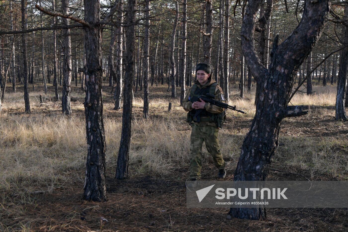 Russia Ukraine Military Operation Cossack Unit