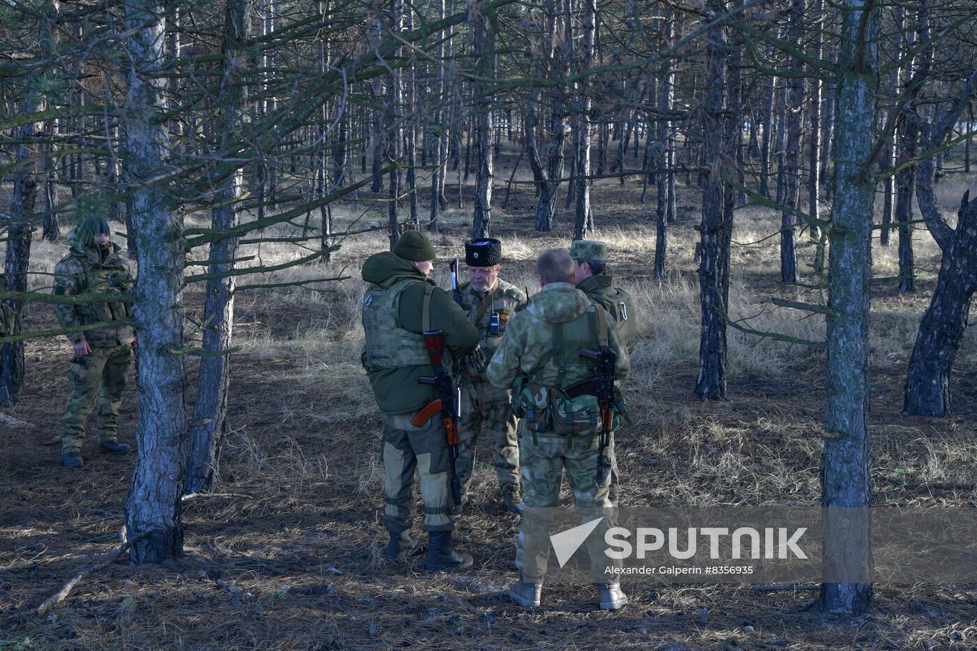 Russia Ukraine Military Operation Cossack Unit