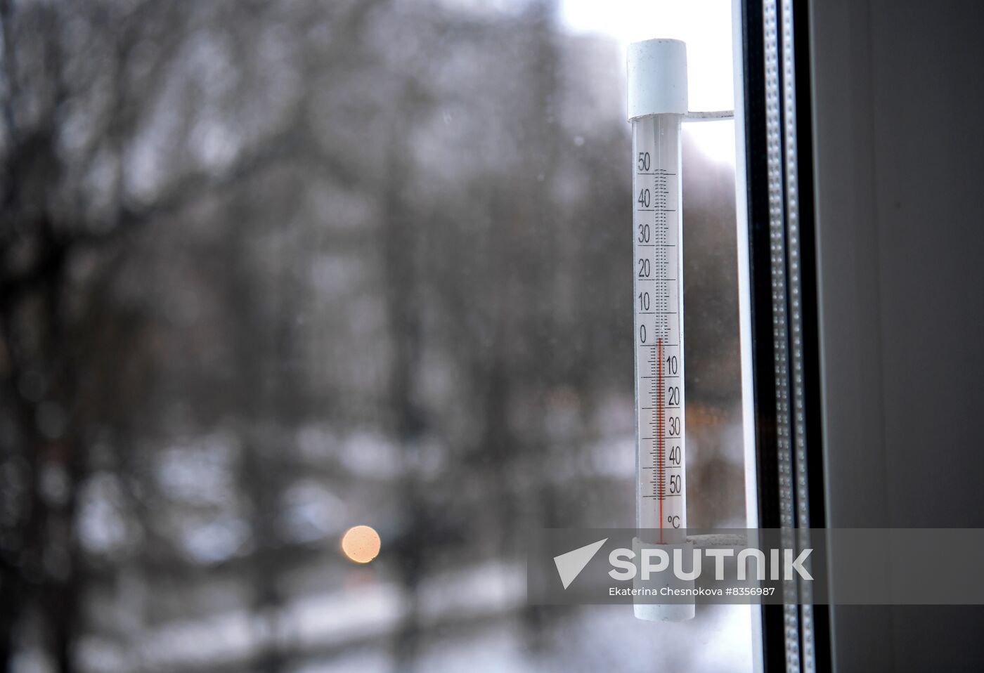 Abnormal warming in Moscow