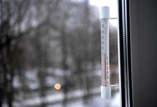 Abnormal warming in Moscow