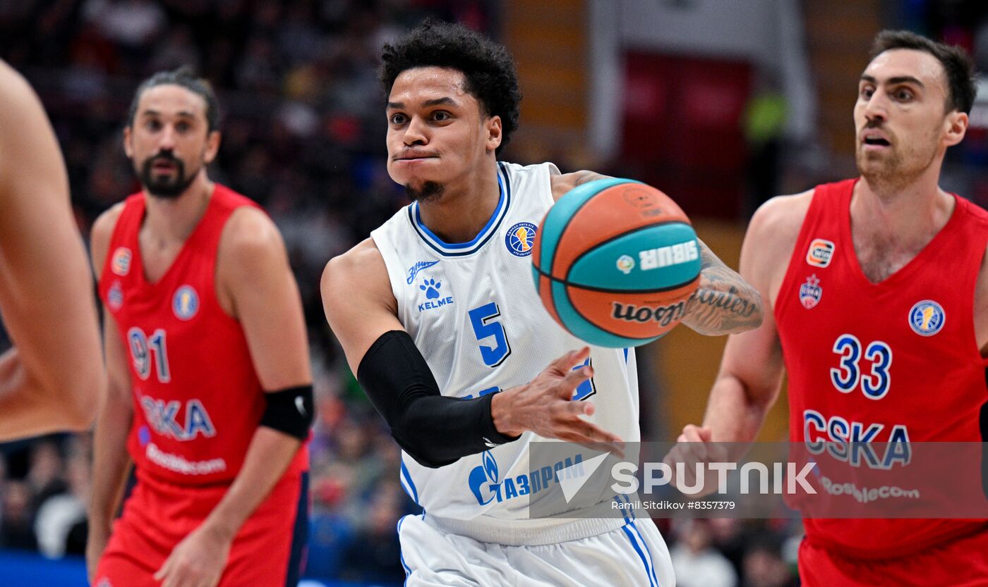 Russia Basketball United League CSKA - Zenit