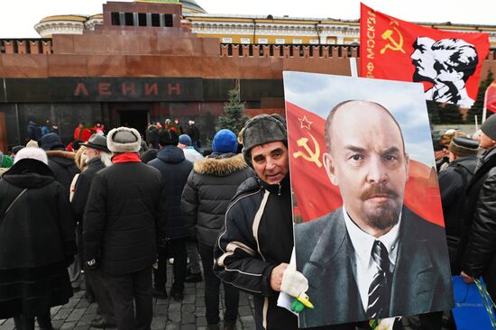 Russia Lenin Death Anniversary