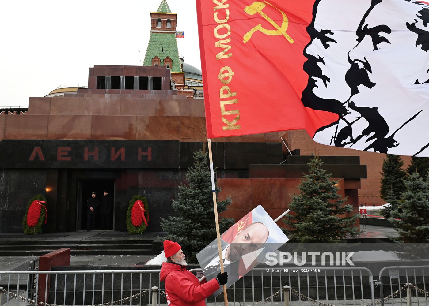 Russia Lenin Death Anniversary