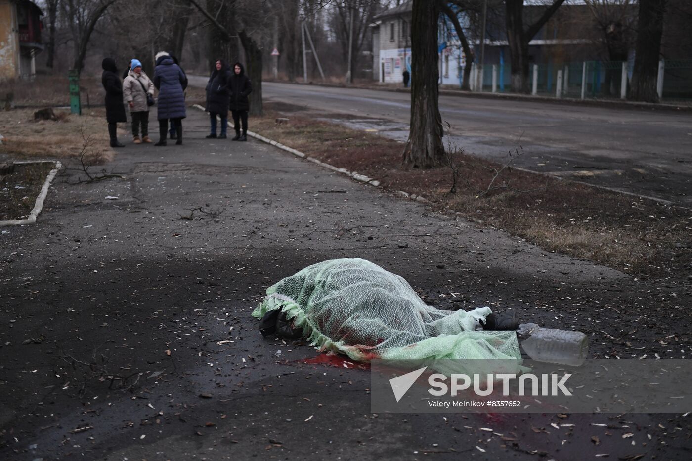 Russia Ukraine Military Operation Shelling