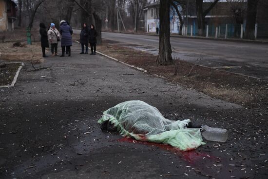 Russia Ukraine Military Operation Shelling