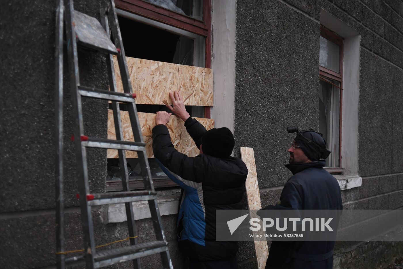 Russia Ukraine Military Operation Shelling