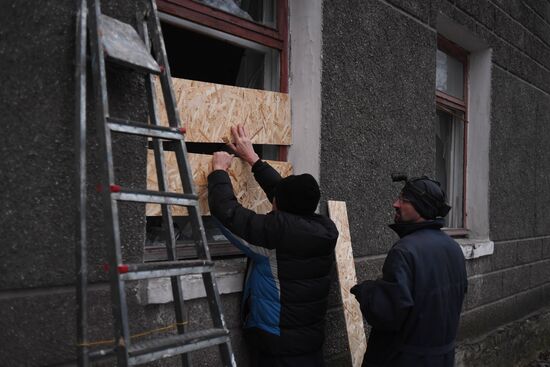 Russia Ukraine Military Operation Shelling
