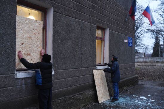 Russia Ukraine Military Operation Shelling