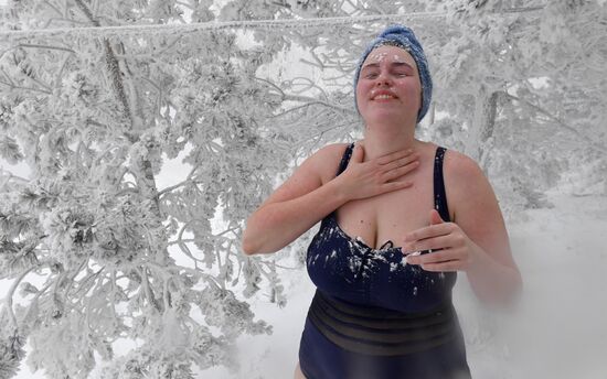 Russia Winter Swimming