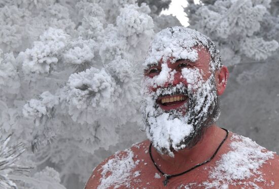 Russia Winter Swimming