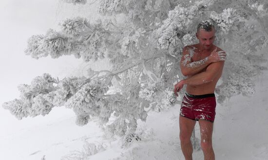 Russia Winter Swimming