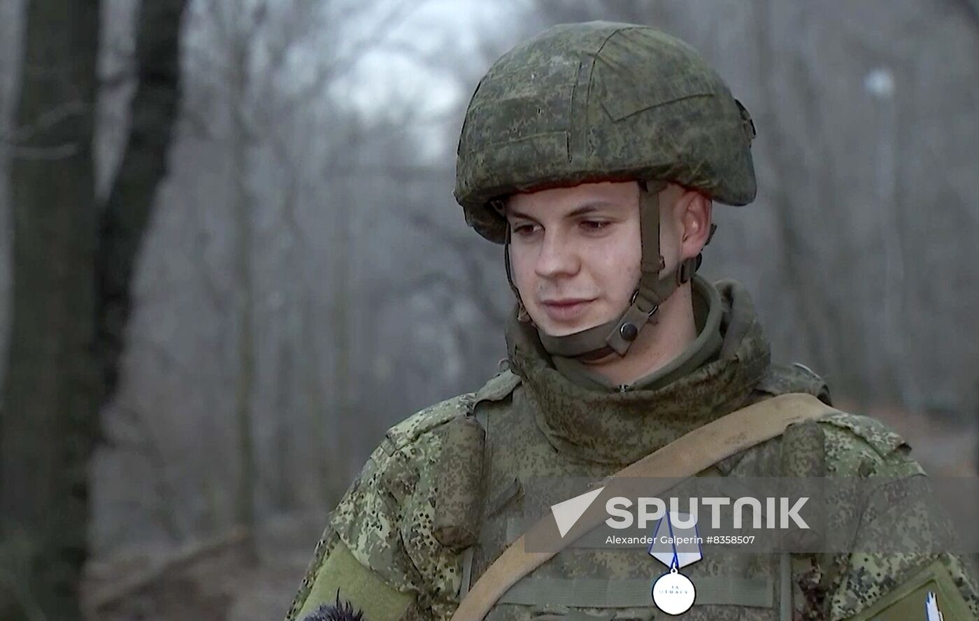 Russia Ukraine Military Operation Sappers Awarding