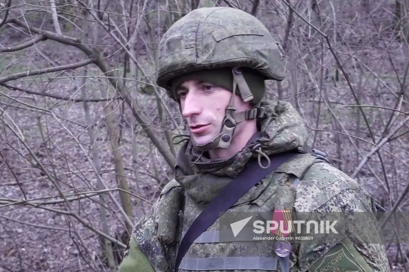 Russia Ukraine Military Operation Sappers Awarding