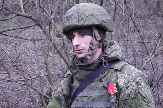 Russia Ukraine Military Operation Sappers Awarding