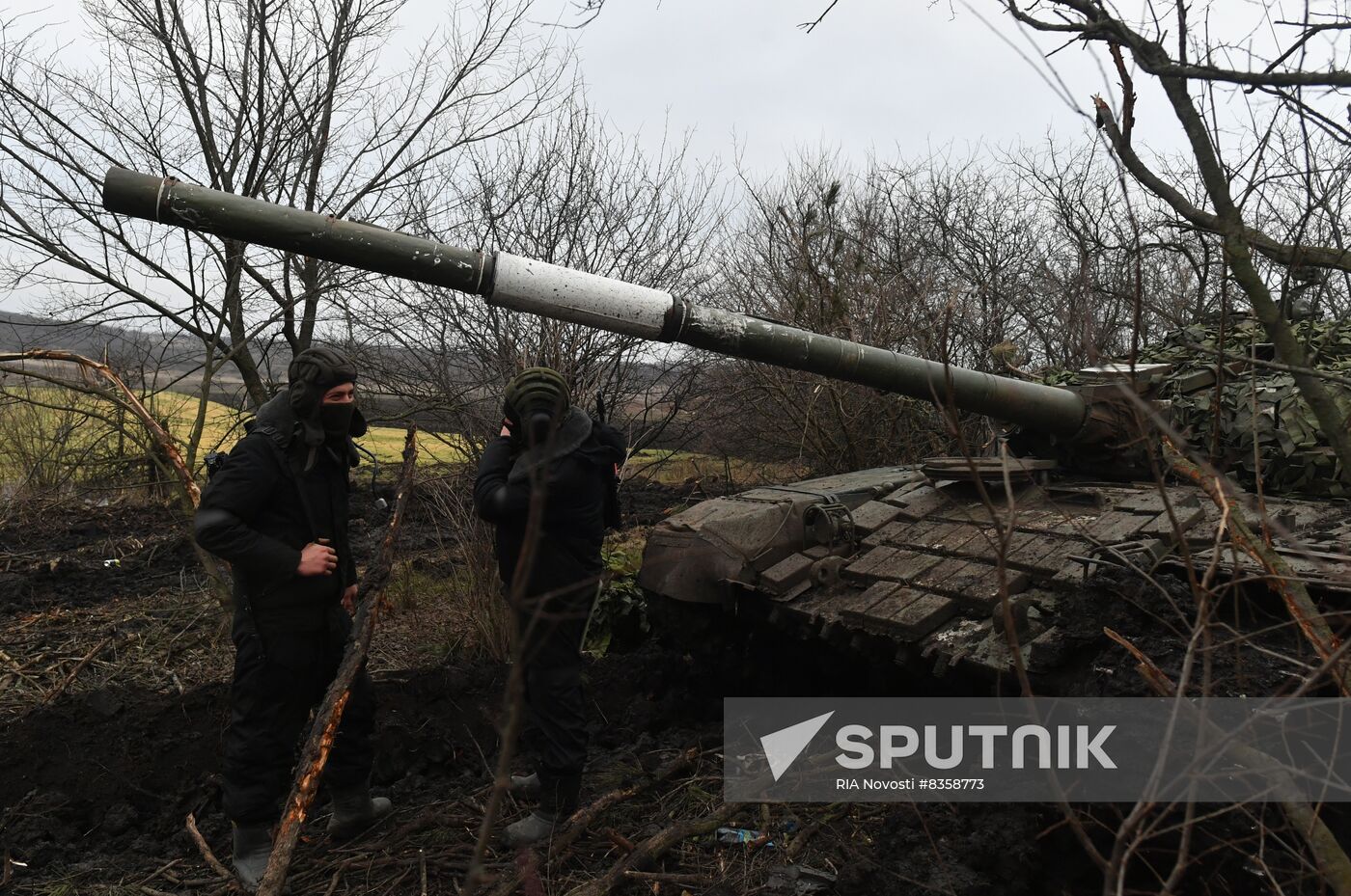 Russia Ukraine Military Operation Tank Unit