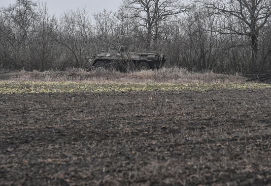 Russia Ukraine Military Operation Tank Unit