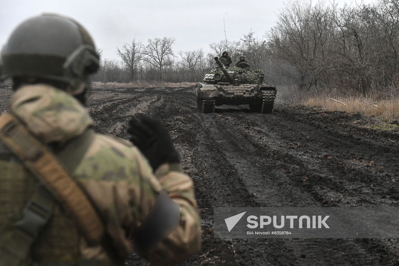 Russia Ukraine Military Operation Tank Unit