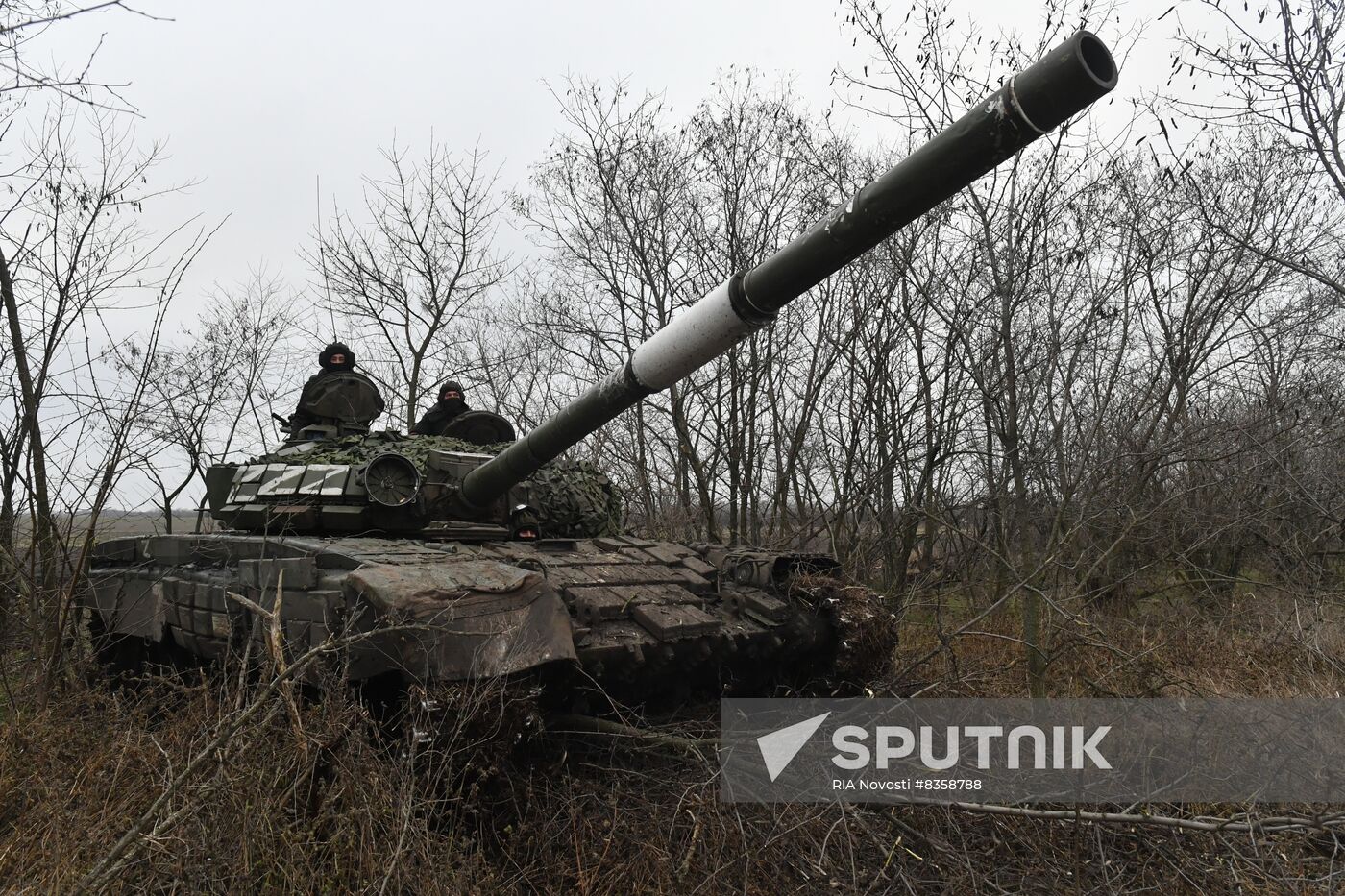 Russia Ukraine Military Operation Tank Unit