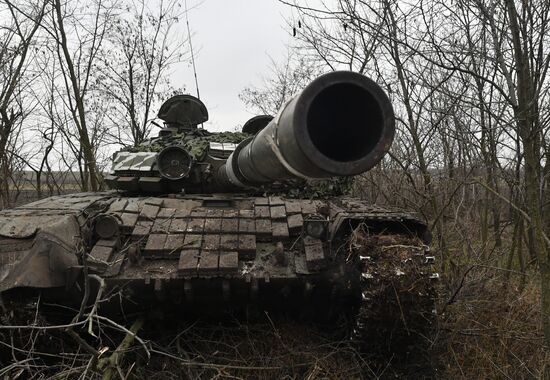 Russia Ukraine Military Operation Tank Unit