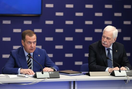 Russia Medvedev United Russia Council