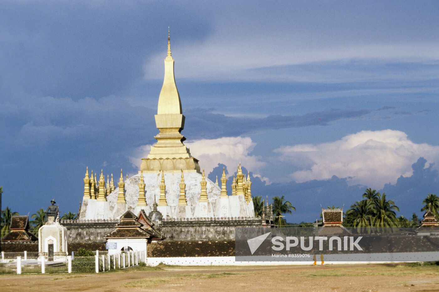 Pha That Luang temple in Laos