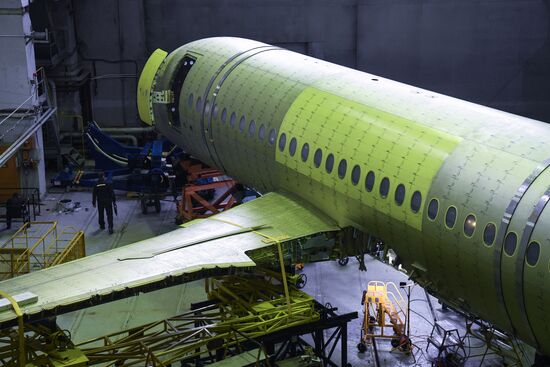 Russia New SSJ Passenger Jet Tests