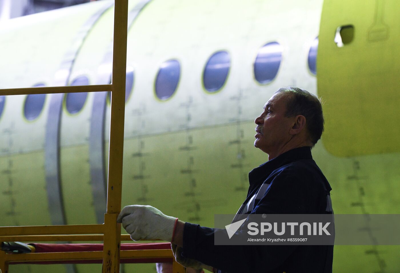 Russia New SSJ Passenger Jet Tests