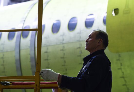 Russia New SSJ Passenger Jet Tests