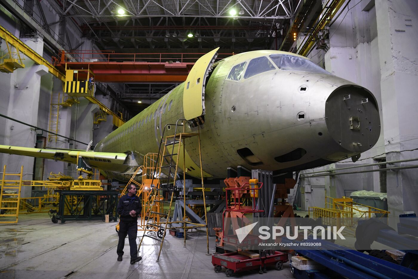 Russia New SSJ Passenger Jet Tests