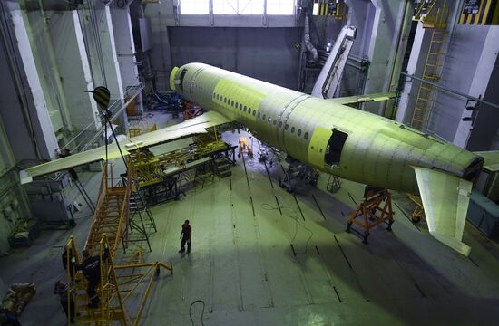Russia New SSJ Passenger Jet Tests