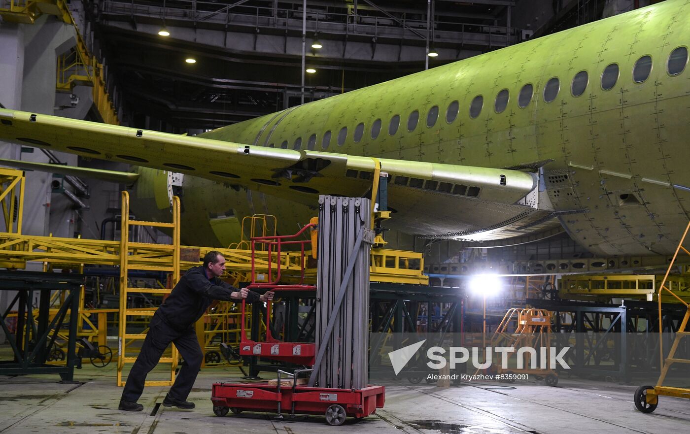 Russia New SSJ Passenger Jet Tests