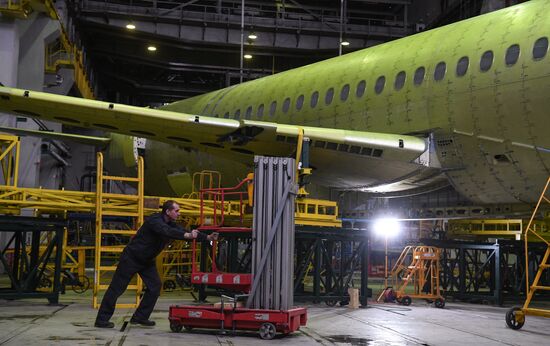 Russia New SSJ Passenger Jet Tests