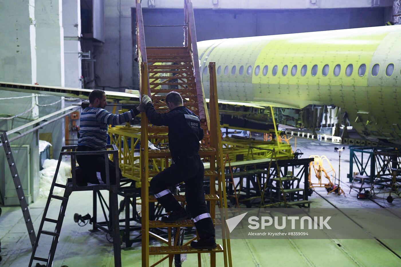 Russia New SSJ Passenger Jet Tests
