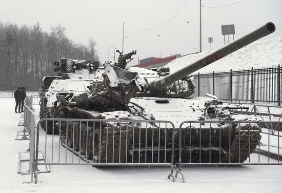 Russia Ukraine Military Operation Seized Vehicles