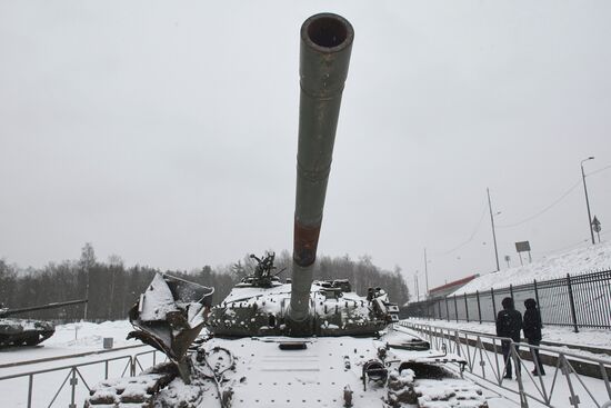 Russia Ukraine Military Operation Seized Vehicles