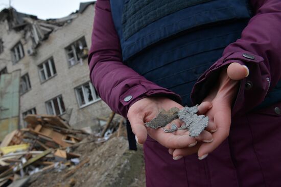 Russia Ukraine Military Operation Shelling