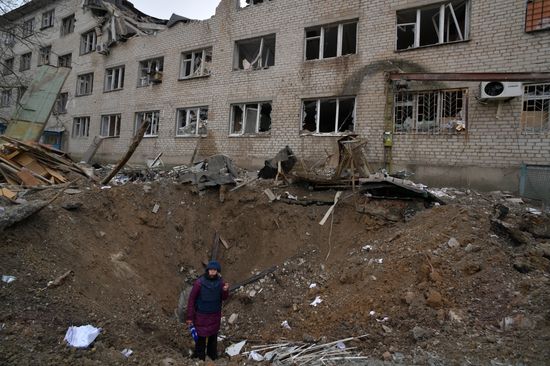 Russia Ukraine Military Operation Shelling