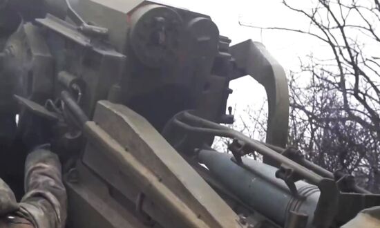 Russia Ukraine Military Operation Howitzers