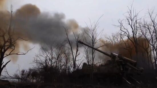 Russia Ukraine Military Operation Howitzers