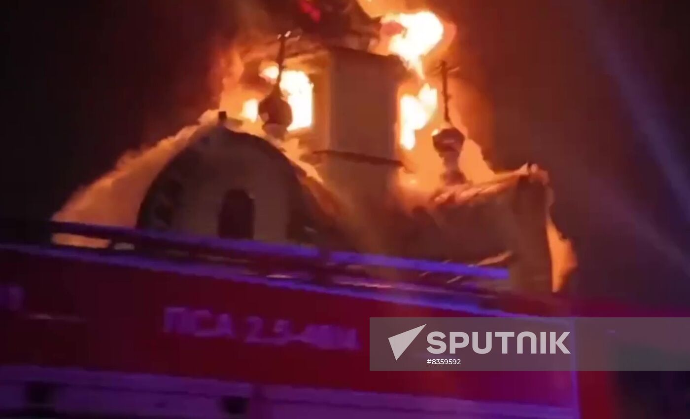 Russia Church Fire