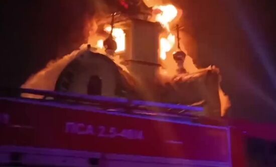 Russia Church Fire