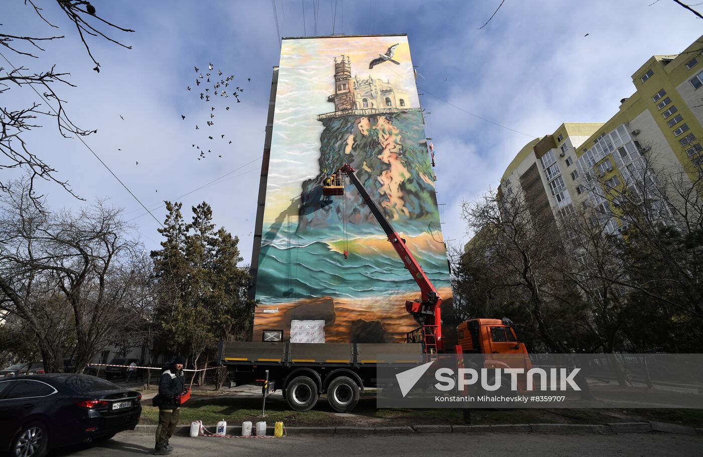 Russia Crimea Murals