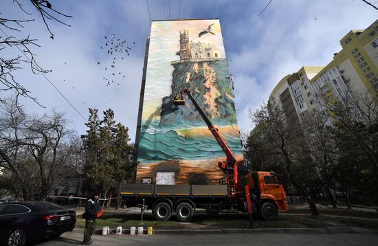 Russia Crimea Murals