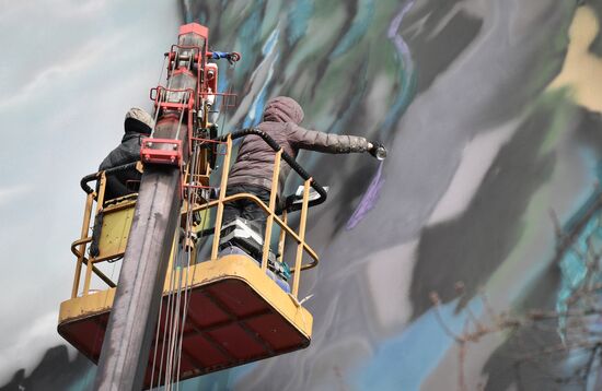 Russia Crimea Murals