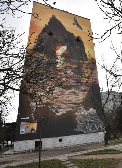 Russia Crimea Murals
