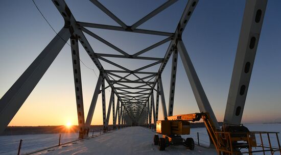 Russia Siberia Bridge Construction